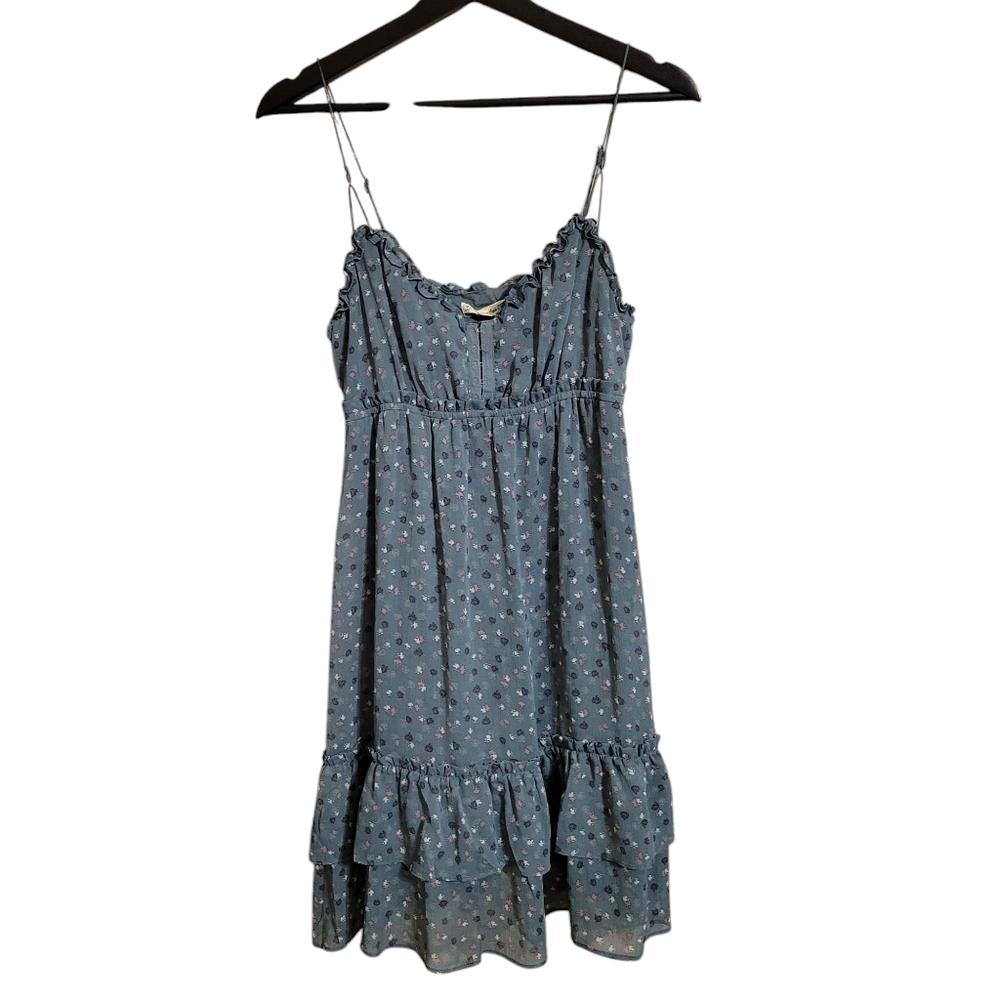 American Eagle Y2K Floral Babydoll Tiered Dress